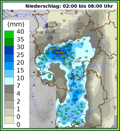 Viel Regen und ein Lichtblick - Wetterdienst.de