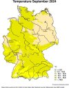 Temperatur September 2024