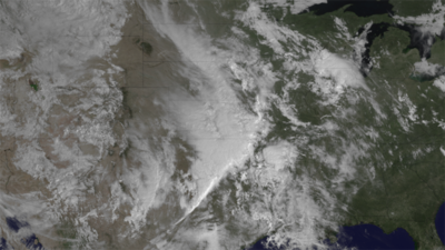 Satellitenbild: Mittlerer Westen der USA