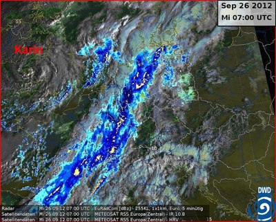 Tief Karin sorgt für einen vergegneten Mittwoch, zumindest für den Nordwesten von Deutschland