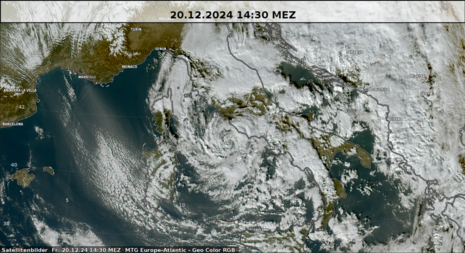 Satellitenbild von Sturm 