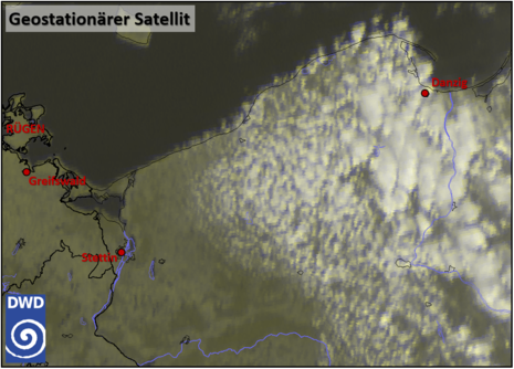 Räumliche Auflösung eines geostationären Satelliten (Quelle DWD)