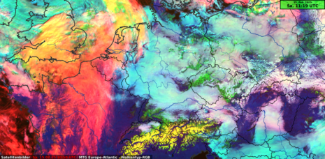 Wolkentyp-RGB Samstag 15.02. gegen 12:00 Uhr