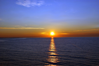 Sonnenuntergang in der Ostsee