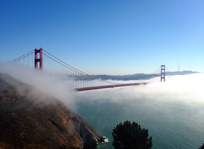 Golden Gate Bridge im Nebel