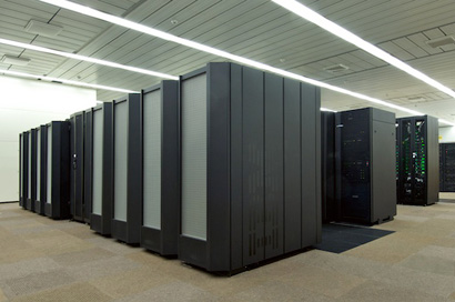 Supercomputer des EZMW zur Berechnung von Modellvorhersagen